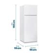 Heladera Philco PHCT242B Top Mount Cíclica 231L Blanco
