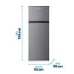 Heladera Philco PHCT242X Top Mount Cíclica 231L Inox