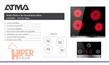 Anafe Vitrocerámico Atma CAE3040V