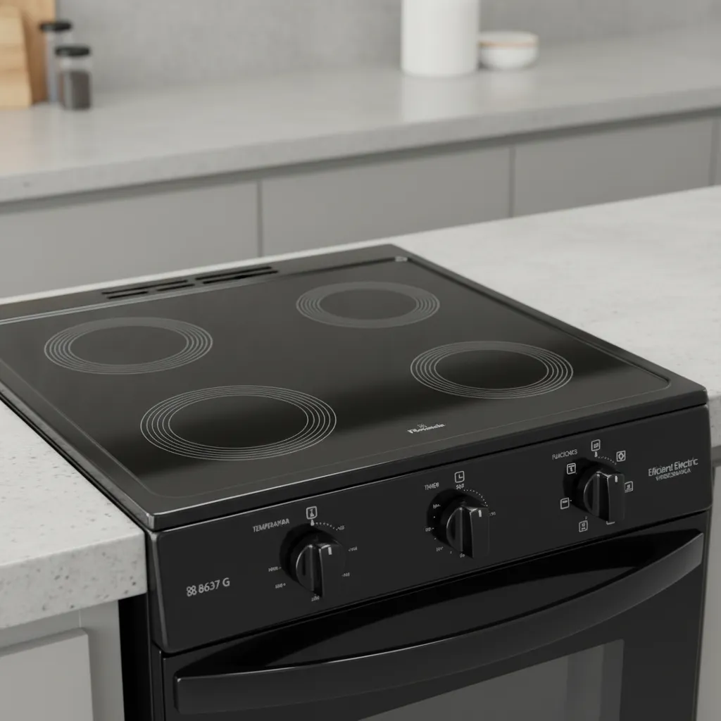 Cocina Eléctrica Florencia 8637G - Anafe Vitrocerámico  - Convección