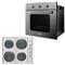 Combo Horno Eléctrico Empotrar Florencia + Anafe 4H Domec